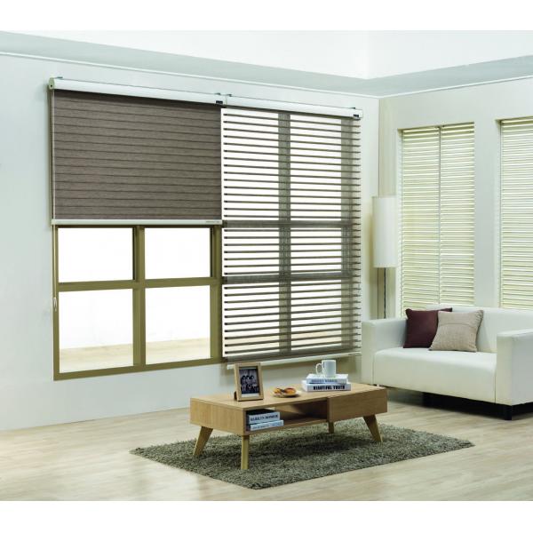 Quality Indoor Double Layer Intelligent Window Blinds For Home Decor ODM for sale