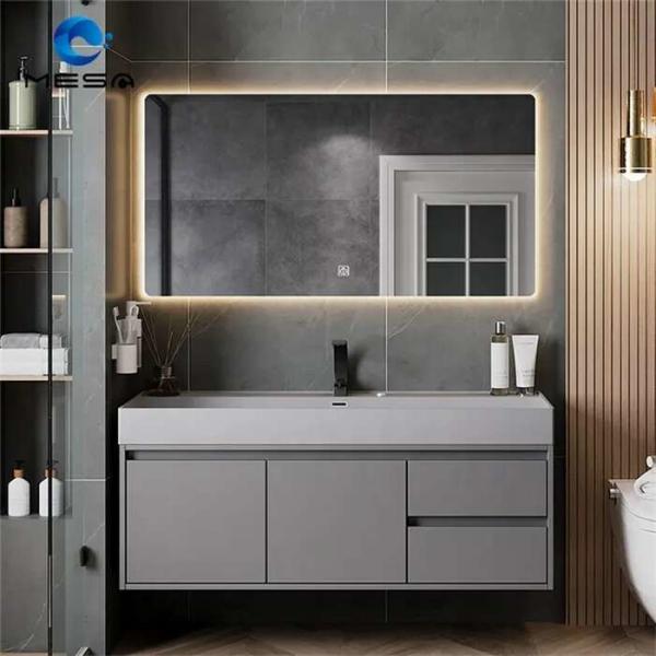 Quality Lacquer Door Finish Bathroom Vanity Cabinet Basin Cabinet Freestanding for sale