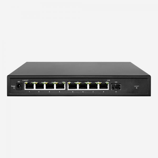 Quality Unmanaged 2.5 Gigabit PoE Switch With 8 2.5G Auto Sensing RJ45 And 1 10G SFP for sale