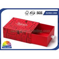 Quality Customized Rigid Paper Drawer Box for Hair Treatments / Body Soap / Lip Balm Kit for sale