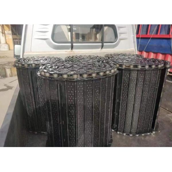 Quality Long Life Stainless Steel Chain Mesh Conveyor Belt Punching / Weaving Type for sale