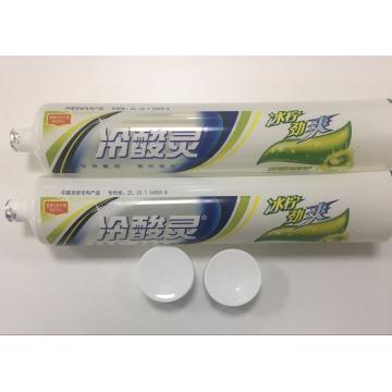 Quality Transparent Desensitizing Toothpaste 220g Plastic Squeeze Tubes for sale