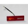 China Rectangle LED Motorcycle Tail Lights With USA CHIPS Led Chip Tube Design factory