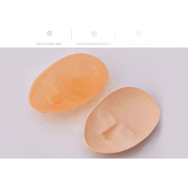 Quality China Makeup Practice Sheets Supplier Soft Silicone Face Practice Skin for sale