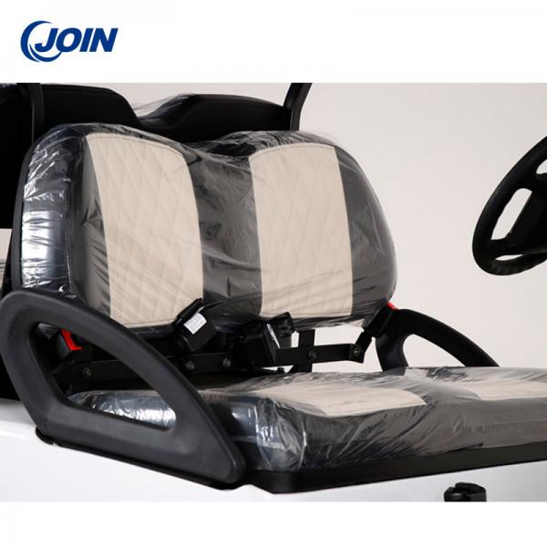 Quality OEM 4 Seater Electric Golf Cart / Golf Buggy Leather Material for sale