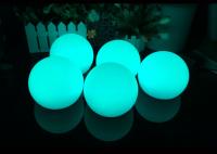 China Lighted Christmas LED Ball Lights , Floating LED Pool Balls Long Lifespan factory