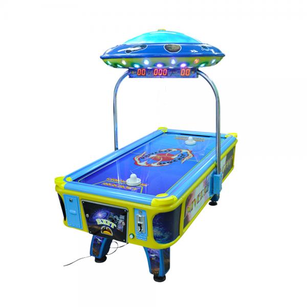 Quality 2 Players Small Air Hockey Arcade Machine For Space Theme Amusement for sale