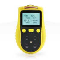 China Mini Size CO H2S O2 LEL Multi Gas Detector with ABS Leather Case factory