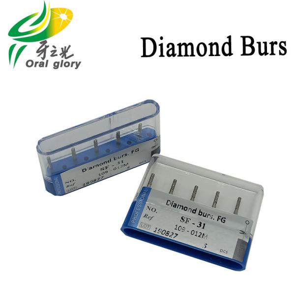 Quality Professional Dental Diamond Burs , Durable High Speed Dental Burs for sale