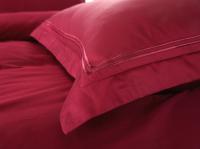 China Red Home Textile Products King / Queen Bed Sheet Sets Good Moisture Absorption factory