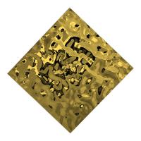 Quality 0.25mm Gold Color Water Ripple Stainless Steel Sheet Customizable Size Color for sale