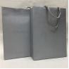 China Silver Foil Custom Printed Paper Bags , Luxury Paper Shopping Bags With Handles factory