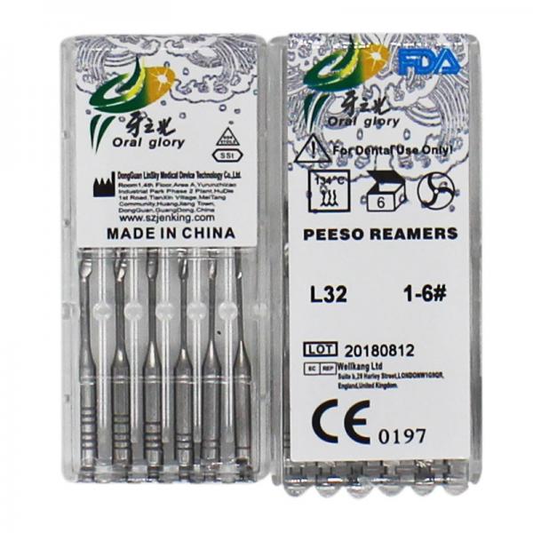 Quality Stainless Steel Dental Endo Files , 28mm Gates Glidden Drills And Peeso Reamers for sale