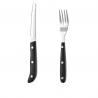 China Stainless Steel Cutlery Set   Flatware Set     Wooden handle flatware factory