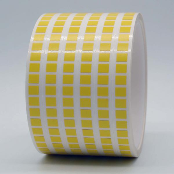 Quality 6mmx5mm Low Temperature Labels 1mil Yellow Matte High Temperature Resistant Polyimide Label for sale