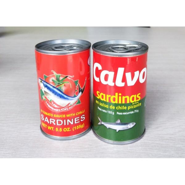 Quality Canned Food Canned Fish Canned Sardine / Tuna / Mackerel in Tomato Sauce / Oil / Brine 155G 425G for sale