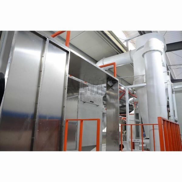 Quality Electrostatic Powder Coating Spray Booth Automatic Explosion Recovery Proof for sale