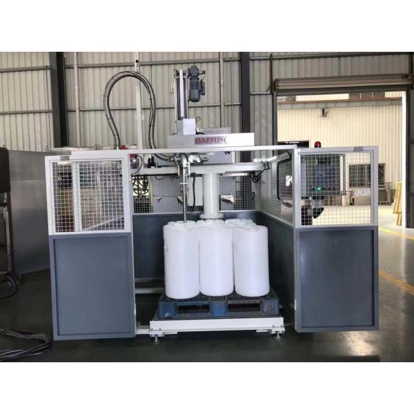 Quality 60L Jerrycan 200L IBC Visual Positioning Pallet Filling Machine With Guardrail for sale
