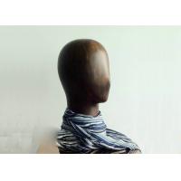 China Smooth Surface Fiberglass Mannequin Head For Scarf / Jewelry Store Display for sale