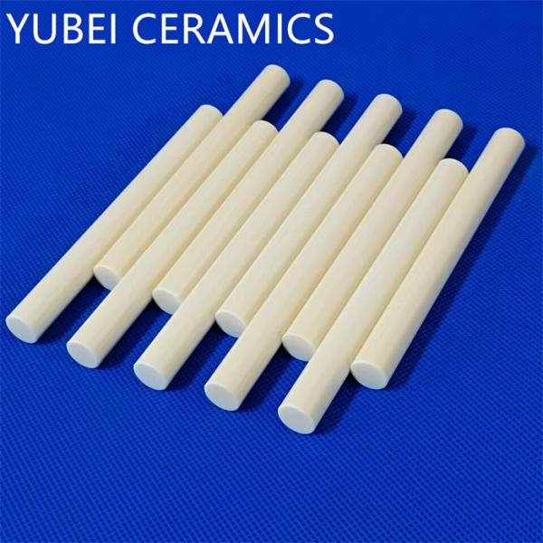 Quality Dry Press Polished Alumina Ceramic Rods Wear / Corrosion Resistance for sale