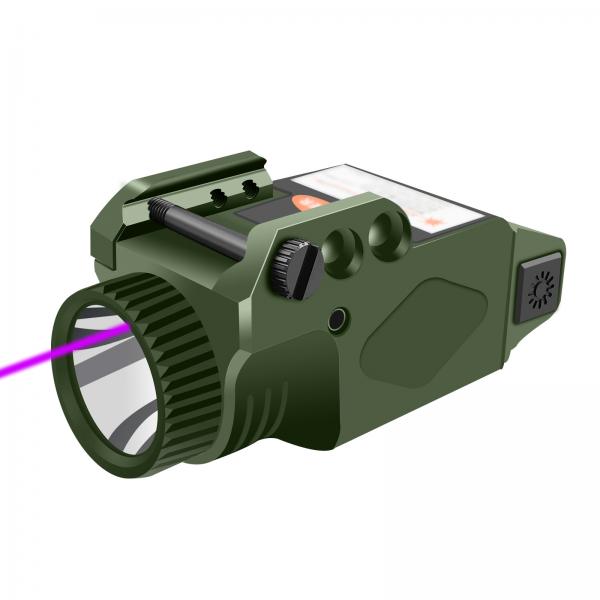Quality Aluminium Shotgun Laser Sight Tactical Light Flashlight 500 Lumen Purple for sale