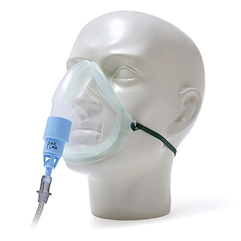 Vented O2 Mask Respiratory Venturi Oxygen Mask For Oxygen Concentartor With 2.1m ...