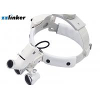 China Surgeons Loops Dental Magnifying Glasses With Light , Dental Headband Loupes 65000Lux factory
