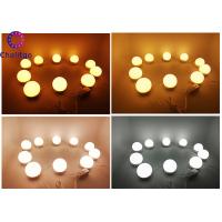 China Hidden Wiring LED Makeup Vanity Lights With Dimmer Waterproof Adhensive Sticker factory