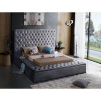 Quality Modern Leather Luxury Bed Master Hotel Bedroom Double Bed 1.8 Bedroom King Bed for sale