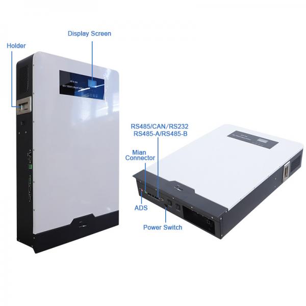 Quality Commercial 51.2V Lifepo4 Battery Pack 100Ah Solar Energy Storage System for sale