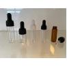 China Clear Colorful 4ml Essential Oil Glass Bottle With Many Kinds Dropper factory