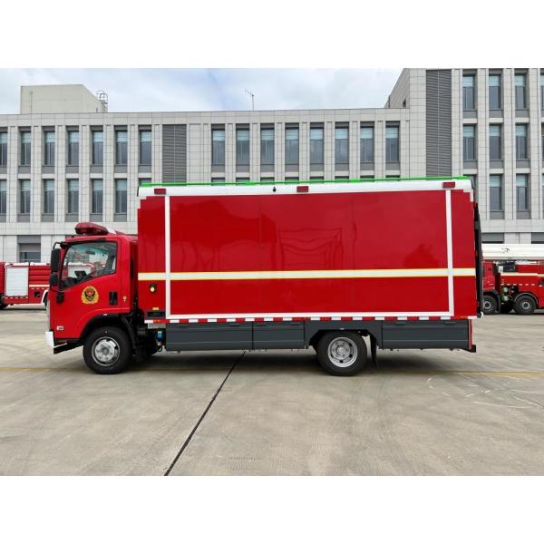 Quality QC90 Apparatus Fire Engine Emergency Isuzu Water Rescue Truck 7020MM for sale