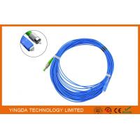 China APC Fiber Optic Patch Cord , FC to SC Fiber Patch Cable Blue Singlemode 1.8mm LSZH factory