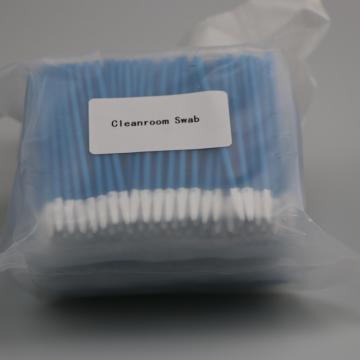 Quality Mini Pointed Sharp Head Dustless Disposable Cleanroom Polyester Swab for sale