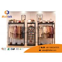 China Luxury Clothing Mall Garment Display Racks Retail Garment Racks And Displays factory