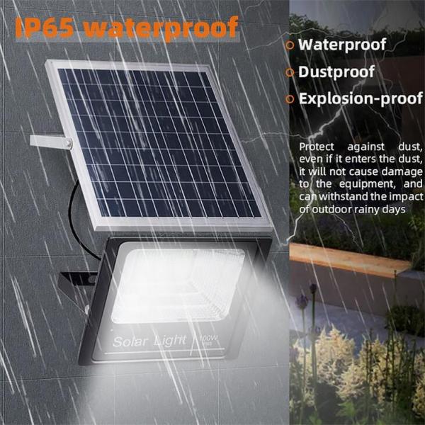 Quality Waterproof Solar Panel Security Light 60W 100w LED Security Light for sale