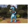 China Silicon Ruber Outdoor Playground Fiberglass Dinosaurs Colors Diversified factory