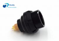 China Black color Lemo EGG rear panle mounted female socket EGG 1K 4pin receptacle EEG.1K.304.CLL factory