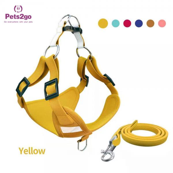 Quality Soft Handles 200g Suede Pet Reflective Chest Strap for sale