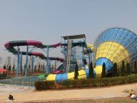 China Aqua park big fiberglass water slide commercial fiberglass water games factory
