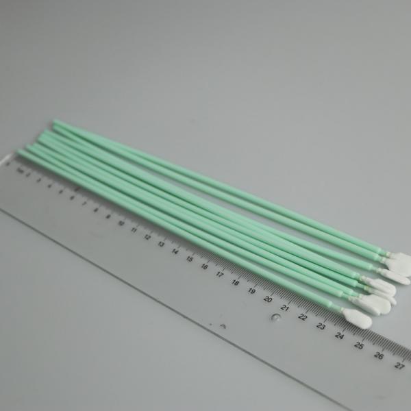 Quality 250mm PP Long Handle Lint Free Dacron Swabs Cleaning Stick For Electronics for sale