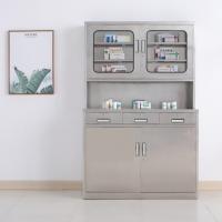 China Exam Room  3 Drawers Medicine Display Cabinet , Lockable Medical Storage Cupboards for sale