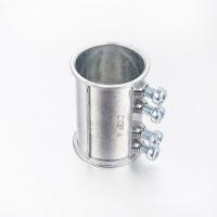 China Screwed 2 Inch EMT Coupling , Electrical Galvanised Conduit Fittings 1/2&quot;-4&quot; Size factory