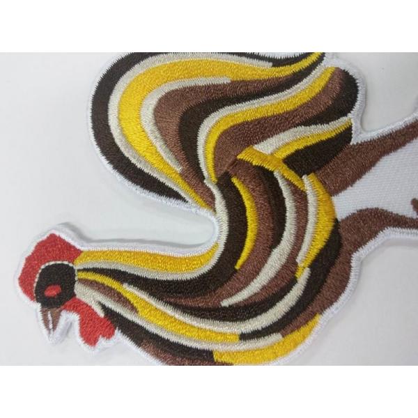 Quality Animal Embroidered Animal Patches Dog Birds Embroidered Badge Patch for sale