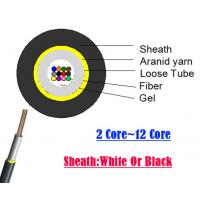 Quality Outer Mini Fiber Optic Armoured Cable GYFXTH Aerial Communications G657A2 for sale