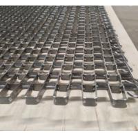 Quality 304 Stainless Steel Flex Weave Square Wire Mesh Conveyor Belts for sale