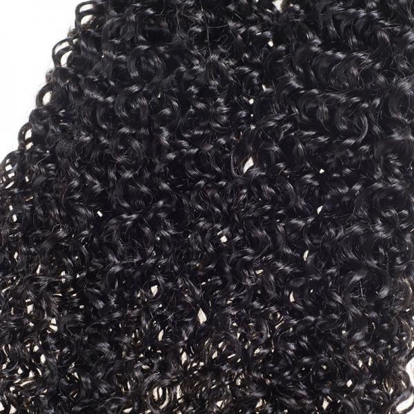 Quality Curly Texture Brazilian 7A Virgin Hair , Wet And Wavy Virgin Hair Bundles for sale