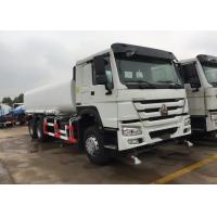 China Green Water Carrying Water Tanker Truck LHD 6X4 15 - 25CBM Drinking Water Truck for sale