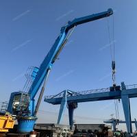 China 8T Active Heave-compensated Subsea Crane with Knuckle Boom factory