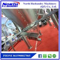 China poultry ground raising main feeding line with hot galvaized hopper pan silo factory
